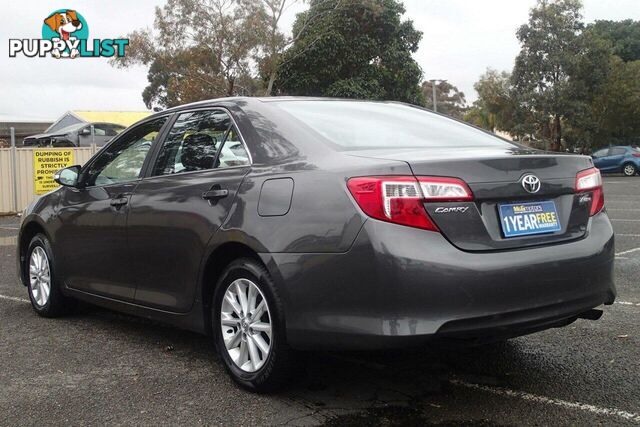 2012 TOYOTA CAMRY ALTISE ASV50R SEDAN, 4 DOORS, 5 SEATS