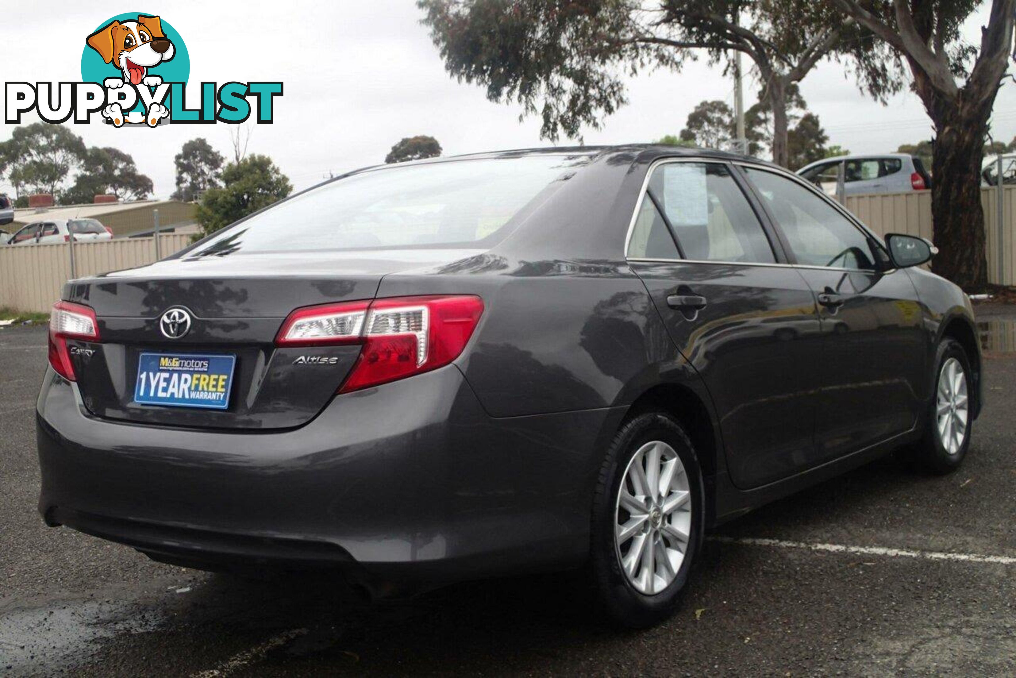 2012 TOYOTA CAMRY ALTISE ASV50R SEDAN, 4 DOORS, 5 SEATS