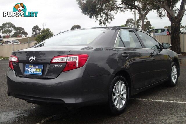 2012 TOYOTA CAMRY ALTISE ASV50R SEDAN, 4 DOORS, 5 SEATS