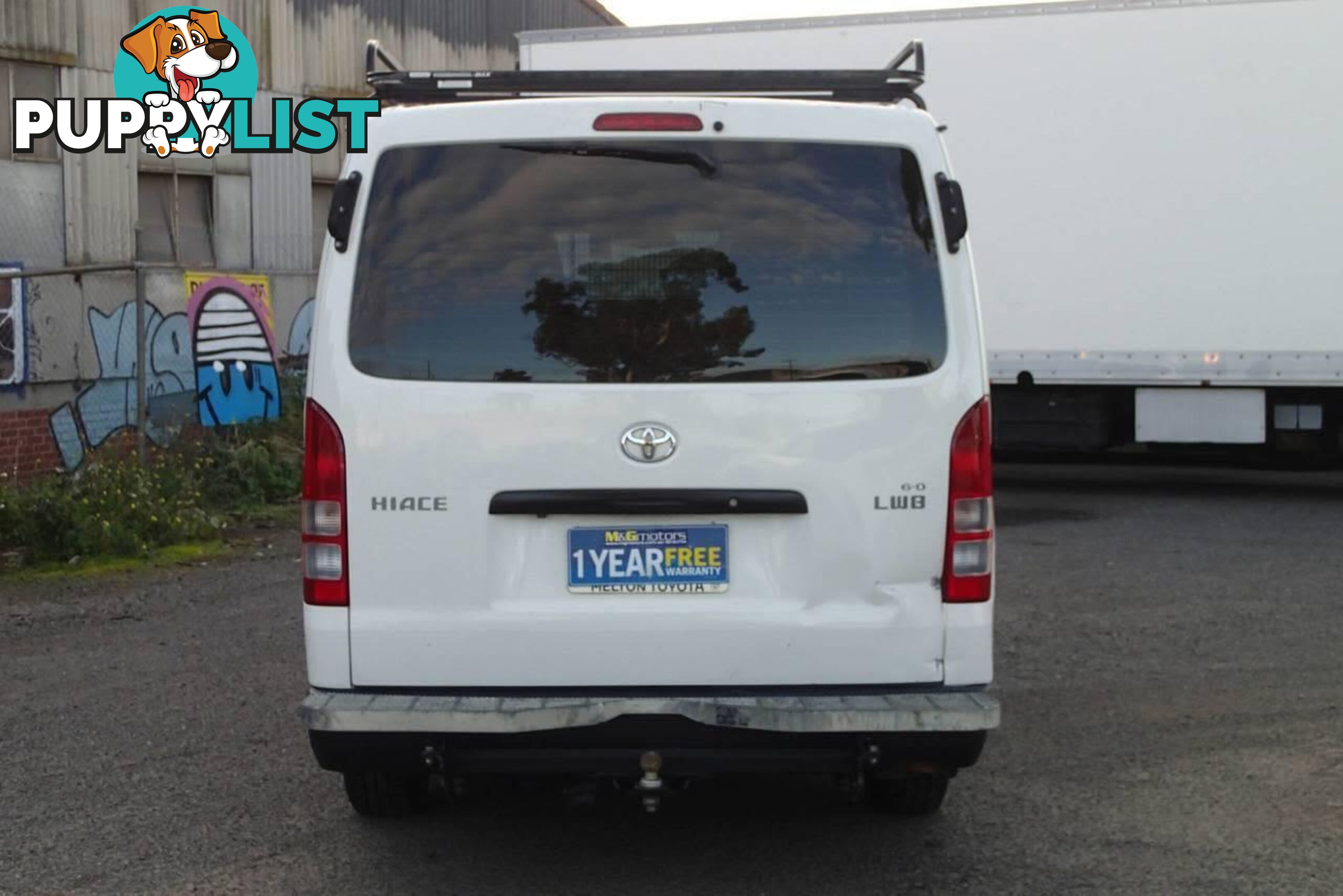 2016 TOYOTA HIACE LWB KDH201R MY16 COMMERCIAL, 4 DOORS, 2 SEATS