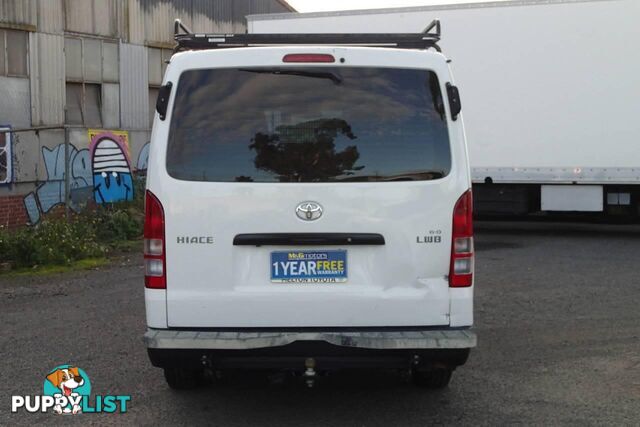 2016 TOYOTA HIACE LWB KDH201R MY16 COMMERCIAL, 4 DOORS, 2 SEATS
