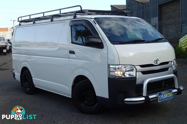 2016 TOYOTA HIACE LWB KDH201R MY16 COMMERCIAL, 4 DOORS, 2 SEATS