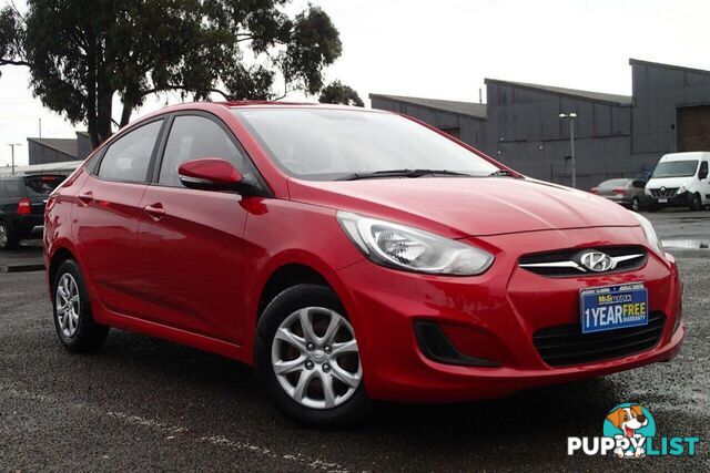 2014 HYUNDAI ACCENT ACTIVE RB2 SEDAN, 4 DOORS, 5 SEATS