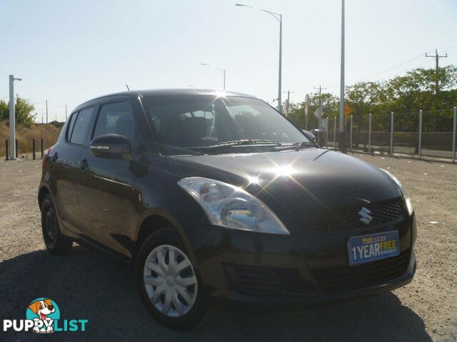 2011 SUZUKI SWIFT GL FZ HATCH, 5 DOORS, 5 SEATS