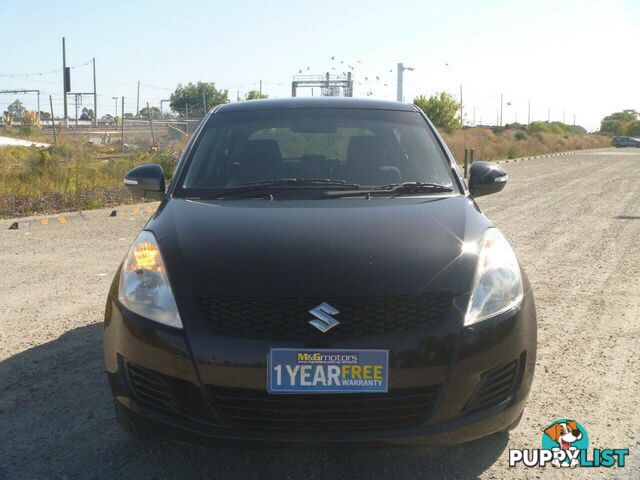 2011 SUZUKI SWIFT GL FZ HATCH, 5 DOORS, 5 SEATS