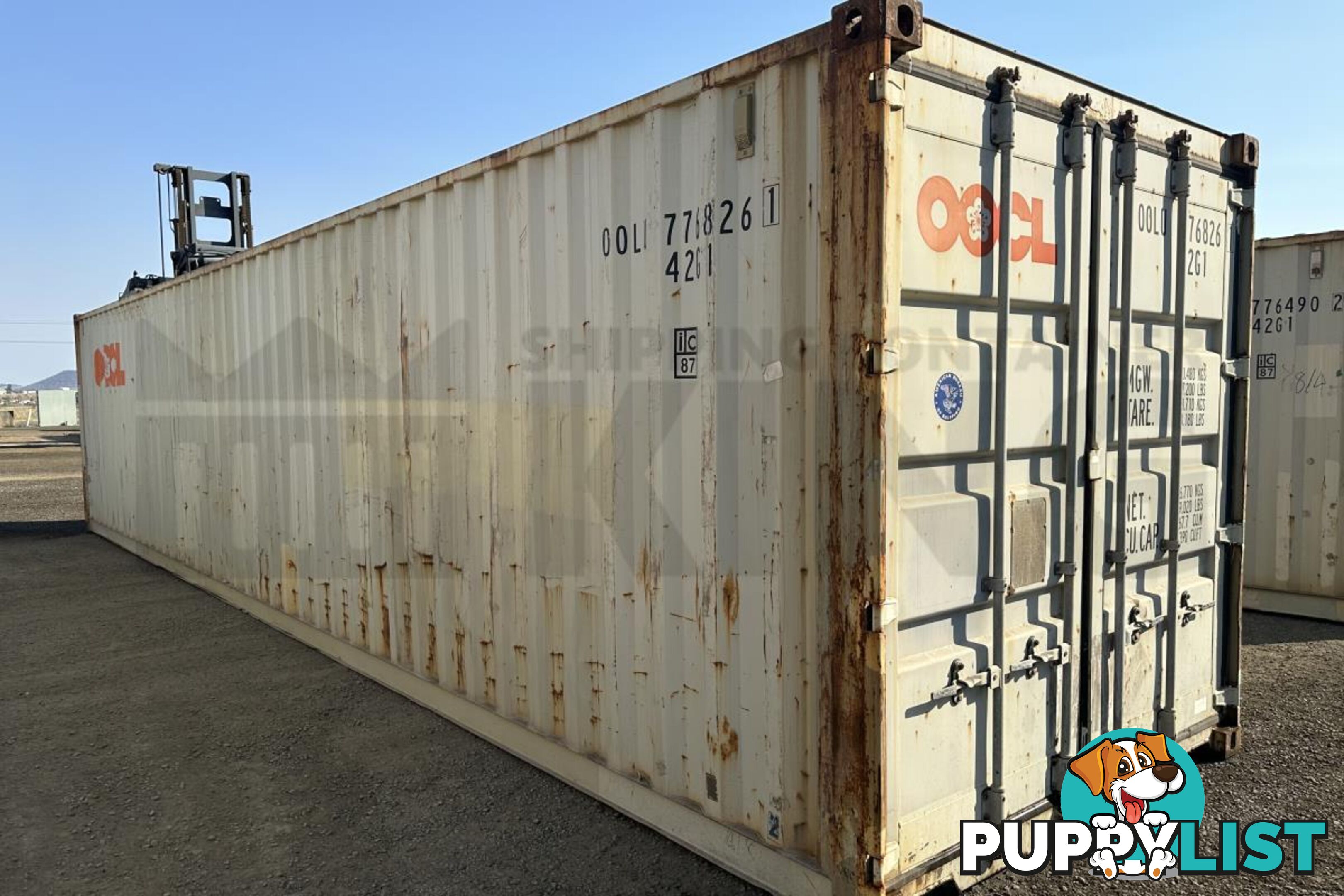 40' STANDARD HEIGHT SHIPPING CONTAINER