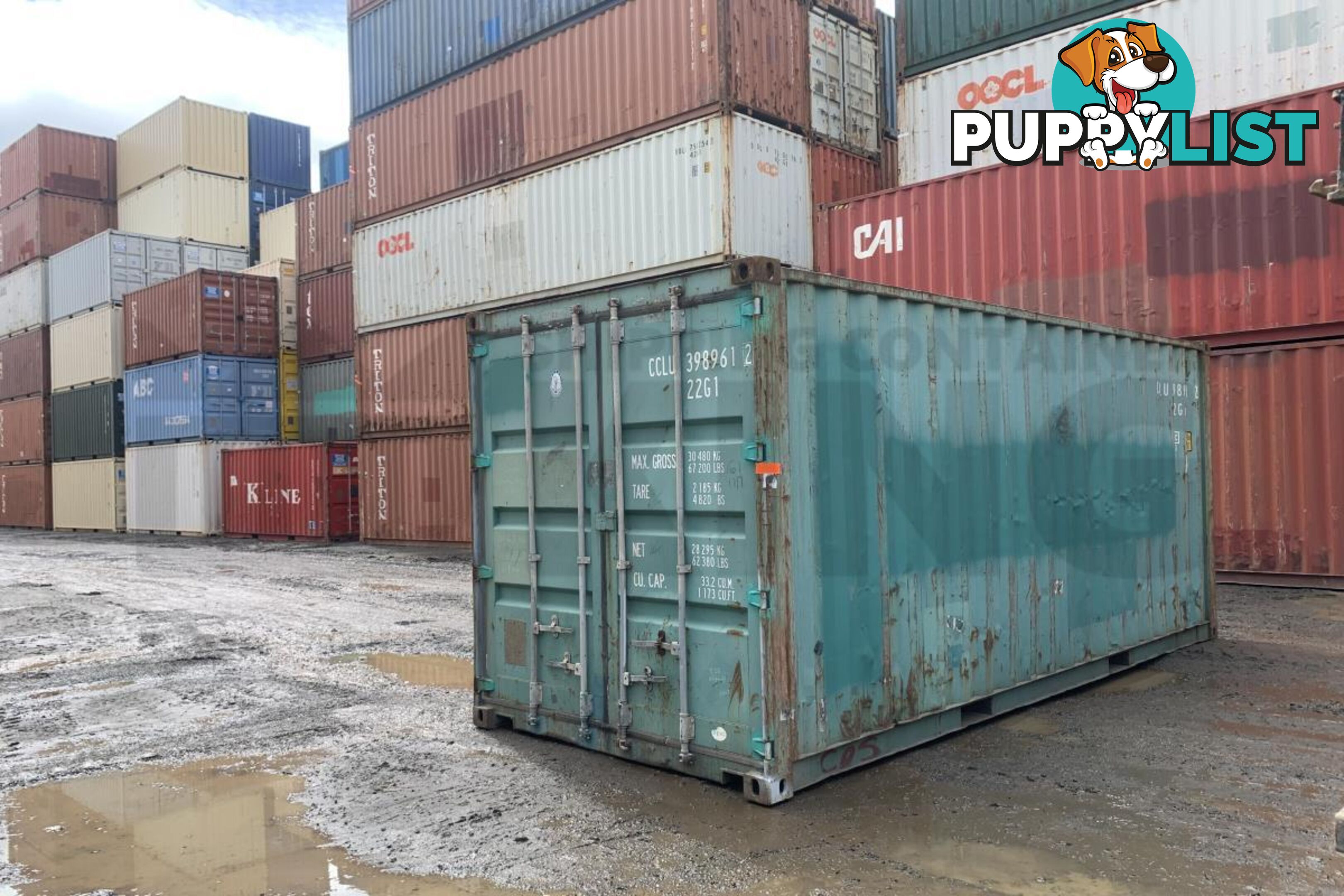 20' STANDARD HEIGHT SHIPPING CONTAINER - in Toowoomba