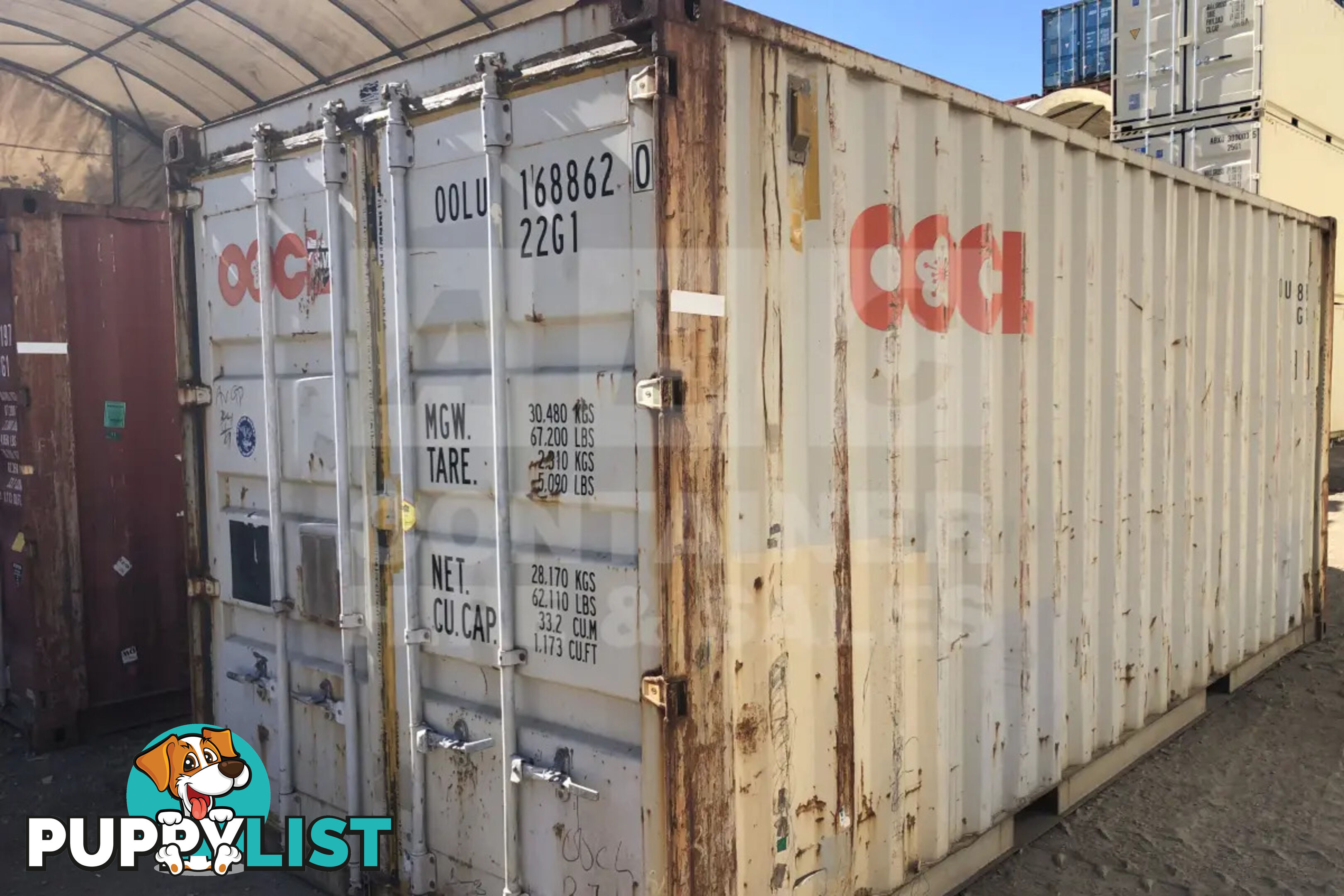20' STANDARD HEIGHT SHIPPING CONTAINER