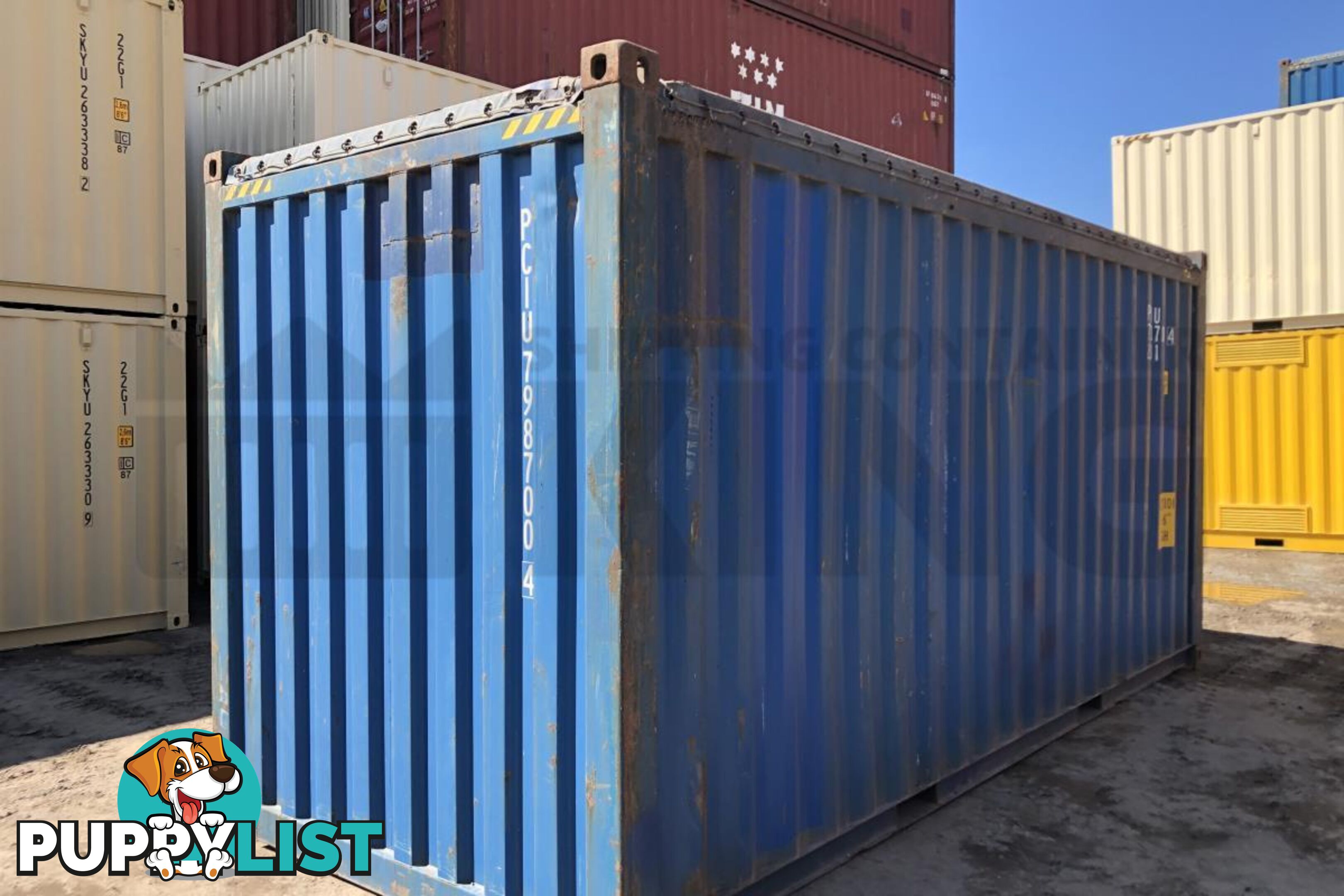 20' HIGH CUBE OPEN TOP SHIPPING CONTAINER (TARP AND BOWS) - in Brisbane