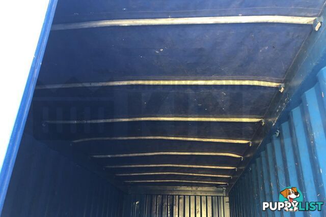 20' HIGH CUBE OPEN TOP SHIPPING CONTAINER (TARP AND BOWS) - in Brisbane