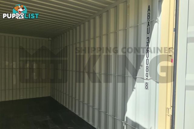 20' HIGH CUBE SHIPPING CONTAINER (WITH TIE RAILS)