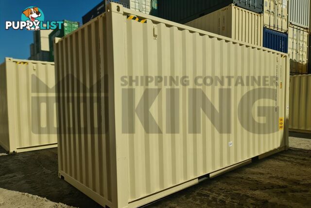 20' HIGH CUBE SHIPPING CONTAINER (WITH TIE RAILS)