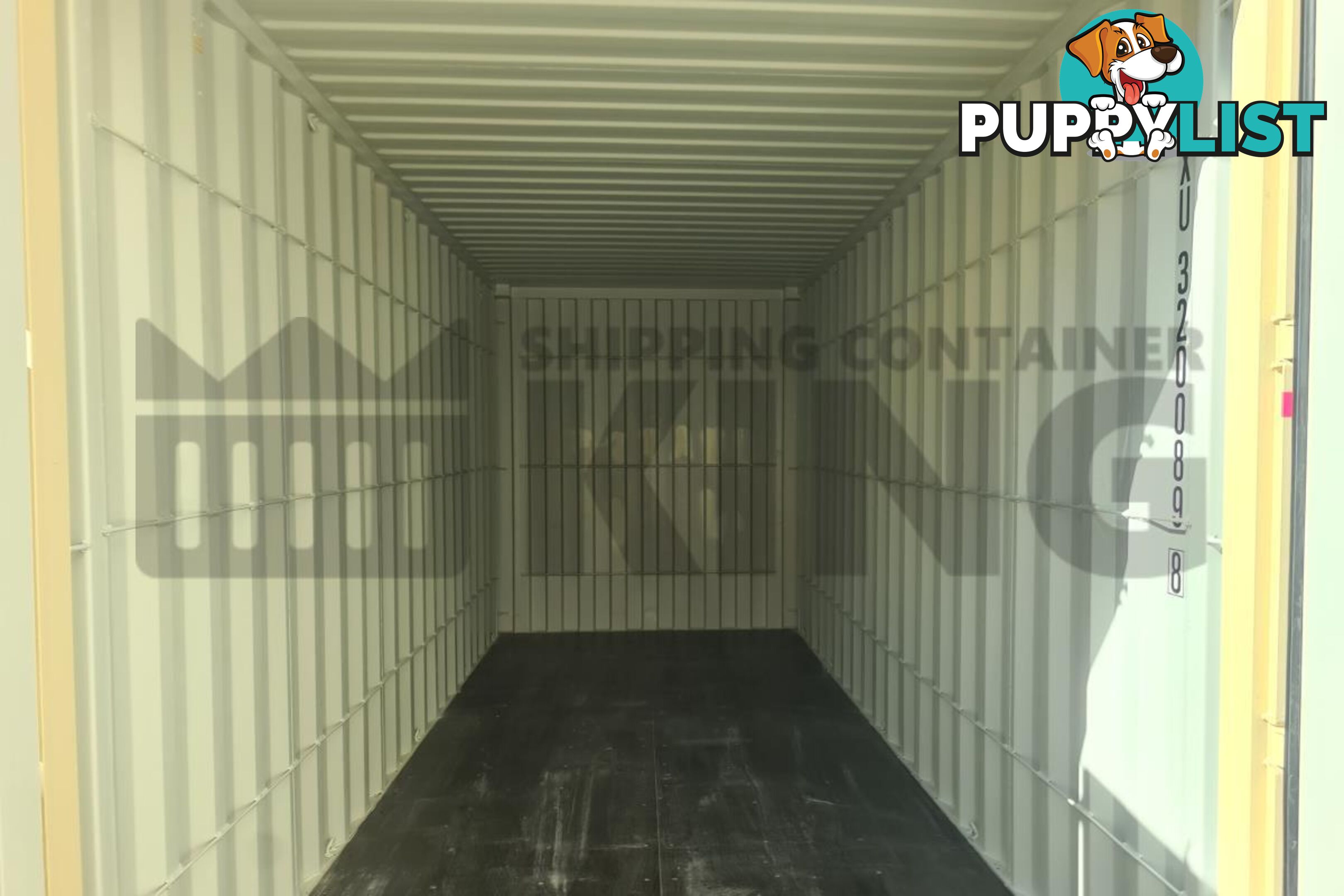 20' HIGH CUBE SHIPPING CONTAINER (WITH TIE RAILS)