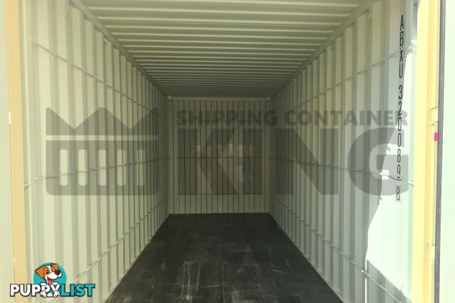 20' HIGH CUBE SHIPPING CONTAINER (WITH TIE RAILS)
