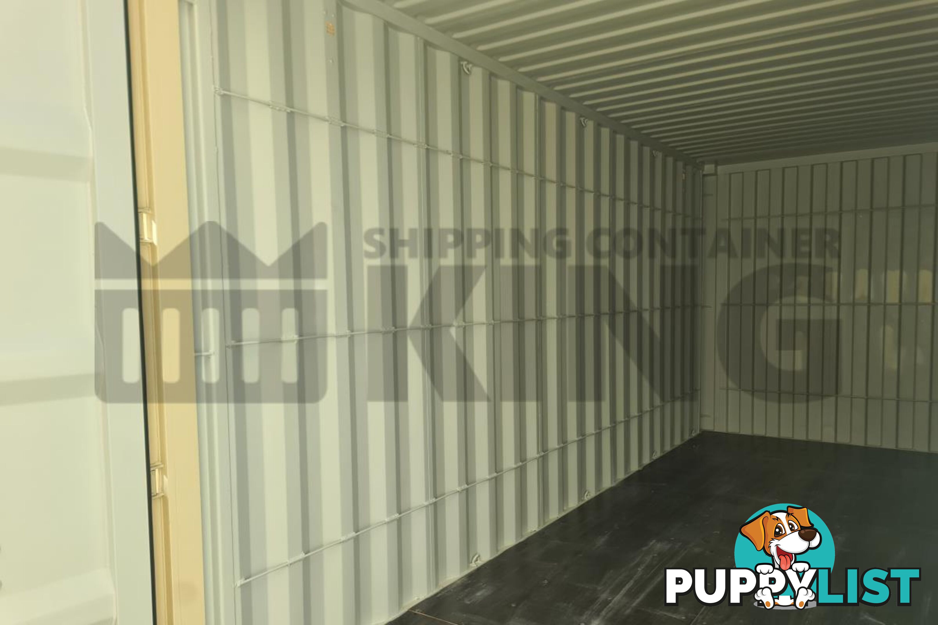 20' HIGH CUBE SHIPPING CONTAINER (WITH TIE RAILS)