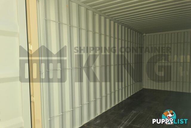 20' HIGH CUBE SHIPPING CONTAINER (WITH TIE RAILS)