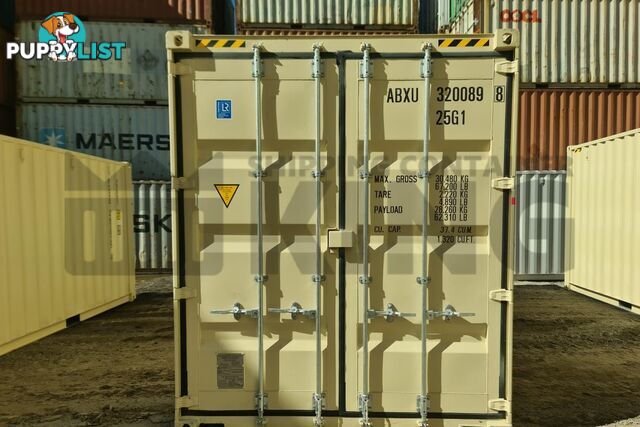 20' HIGH CUBE SHIPPING CONTAINER (WITH TIE RAILS)