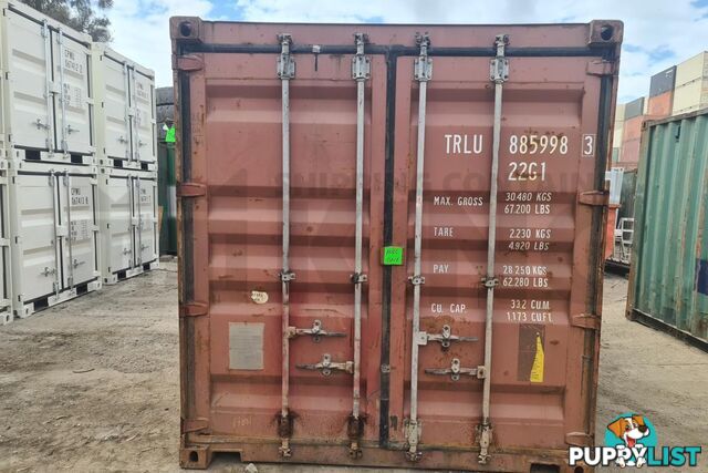 20' STANDARD HEIGHT SHIPPING CONTAINER - in Toowoomba