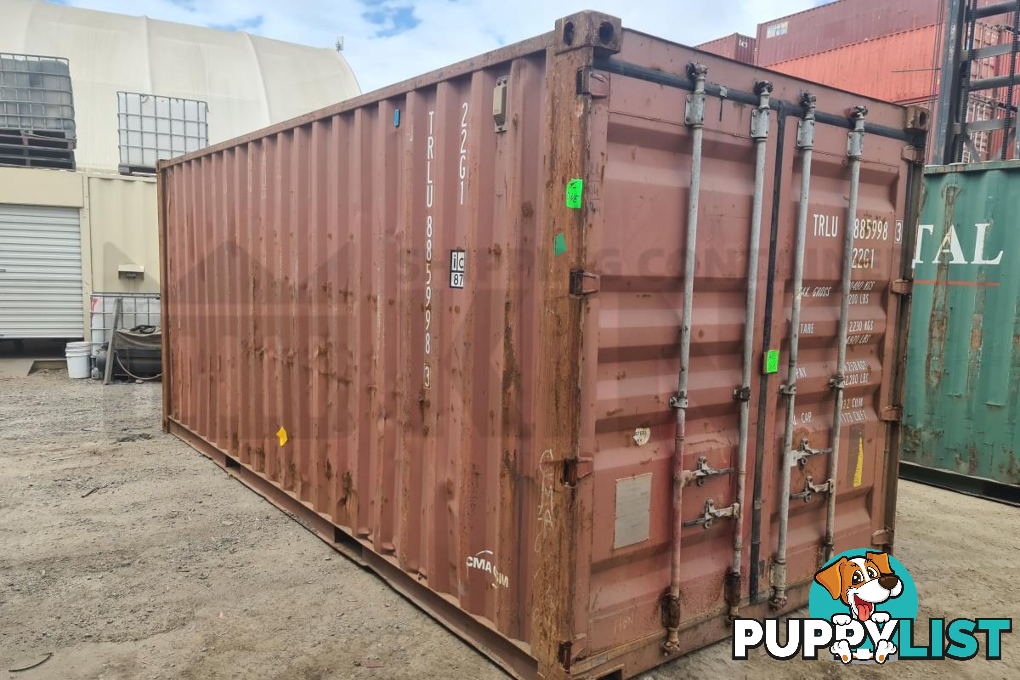 20' STANDARD HEIGHT SHIPPING CONTAINER - in Toowoomba