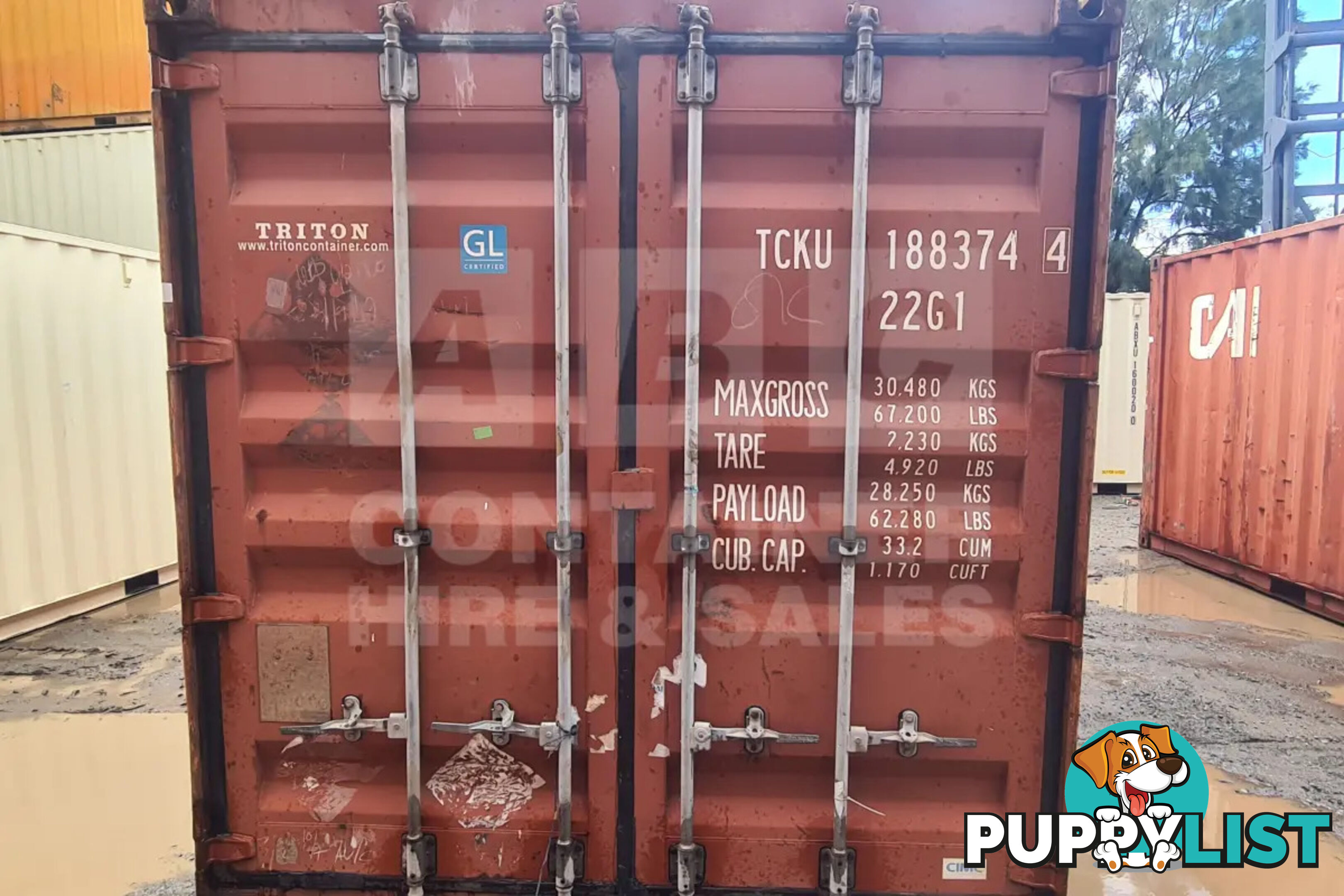 20' STANDARD HEIGHT SHIPPING CONTAINER