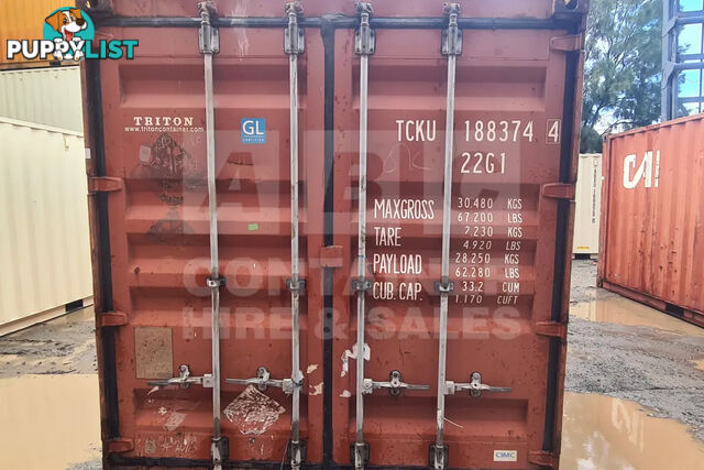 20' STANDARD HEIGHT SHIPPING CONTAINER