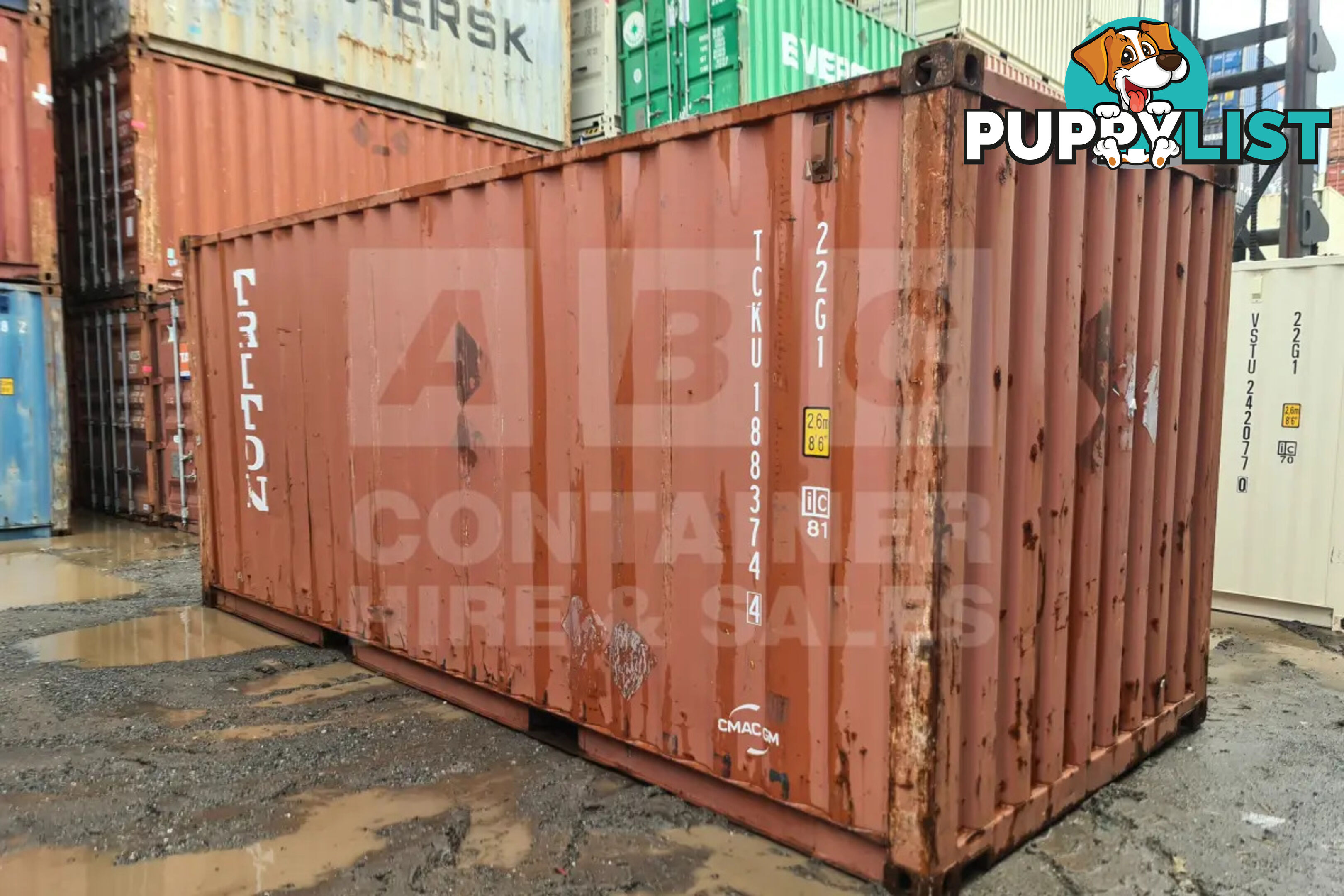20' STANDARD HEIGHT SHIPPING CONTAINER