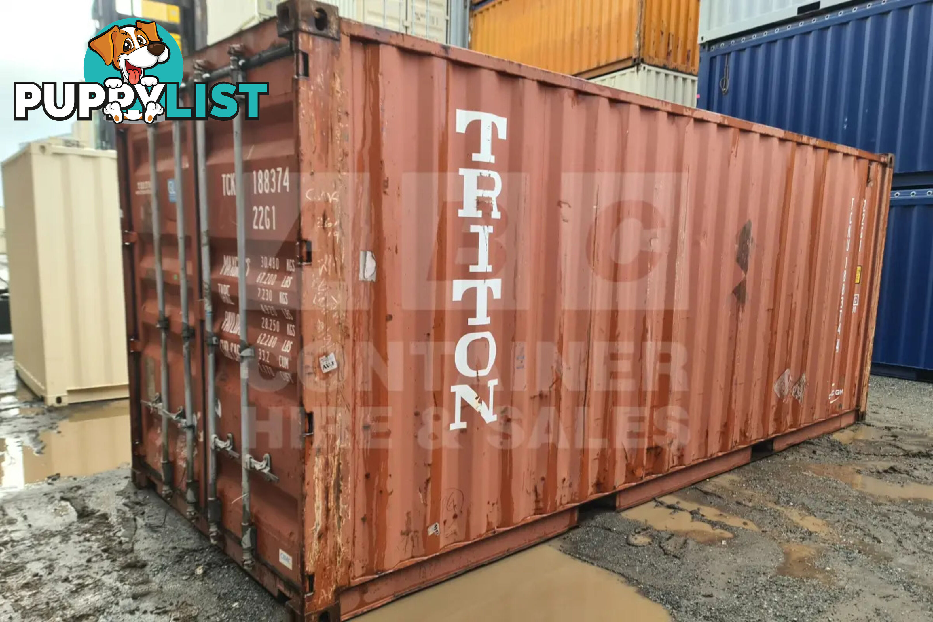 20' STANDARD HEIGHT SHIPPING CONTAINER