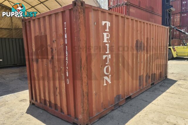 20' STANDARD HEIGHT SHIPPING CONTAINER - in Brisbane