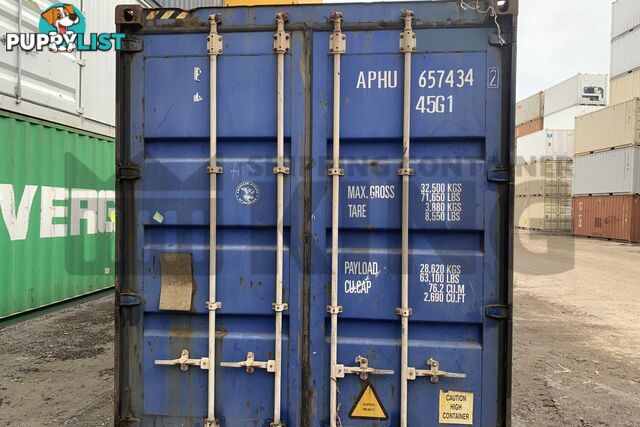 40' HIGH CUBE SHIPPING CONTAINER