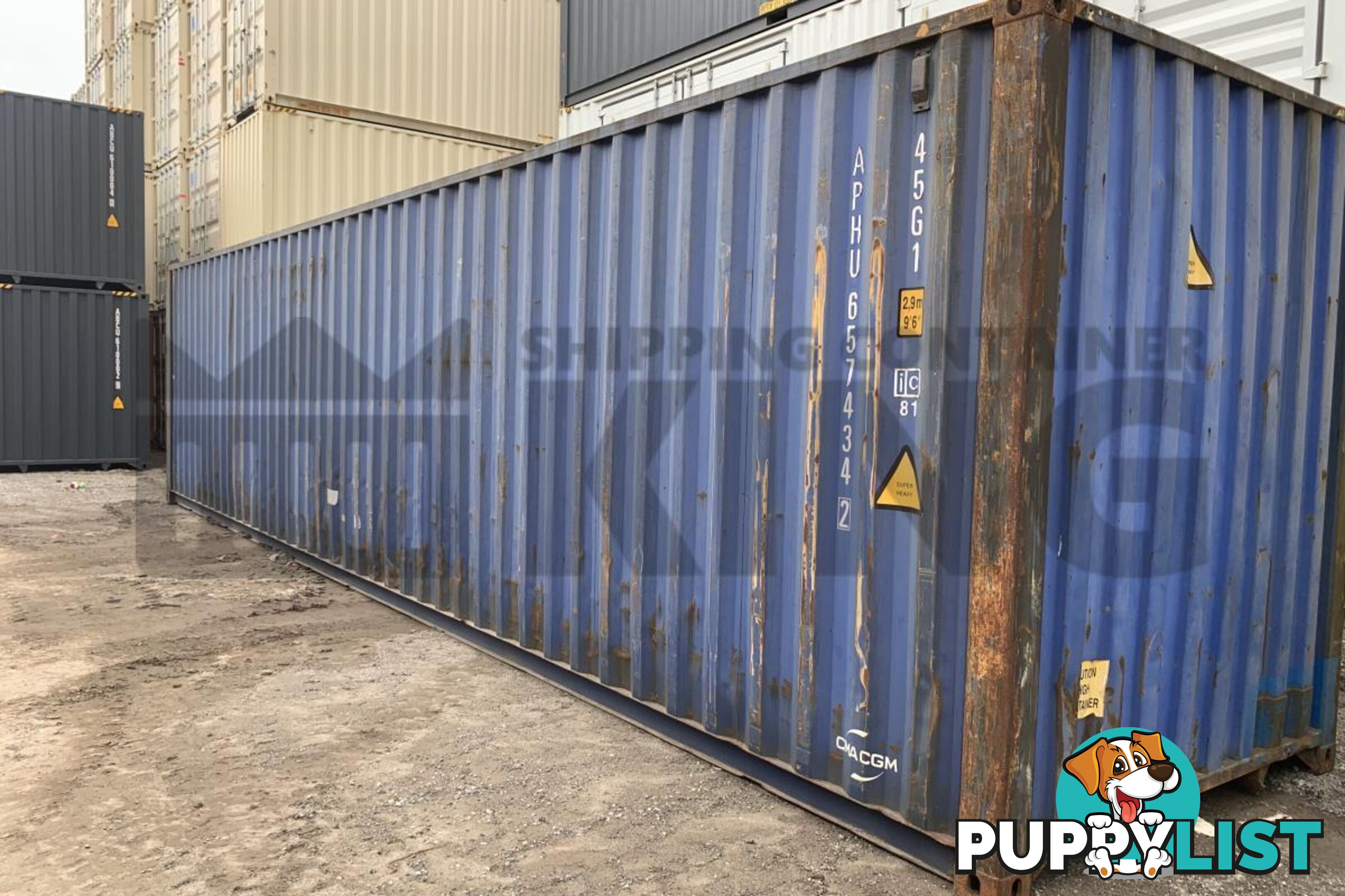 40' HIGH CUBE SHIPPING CONTAINER
