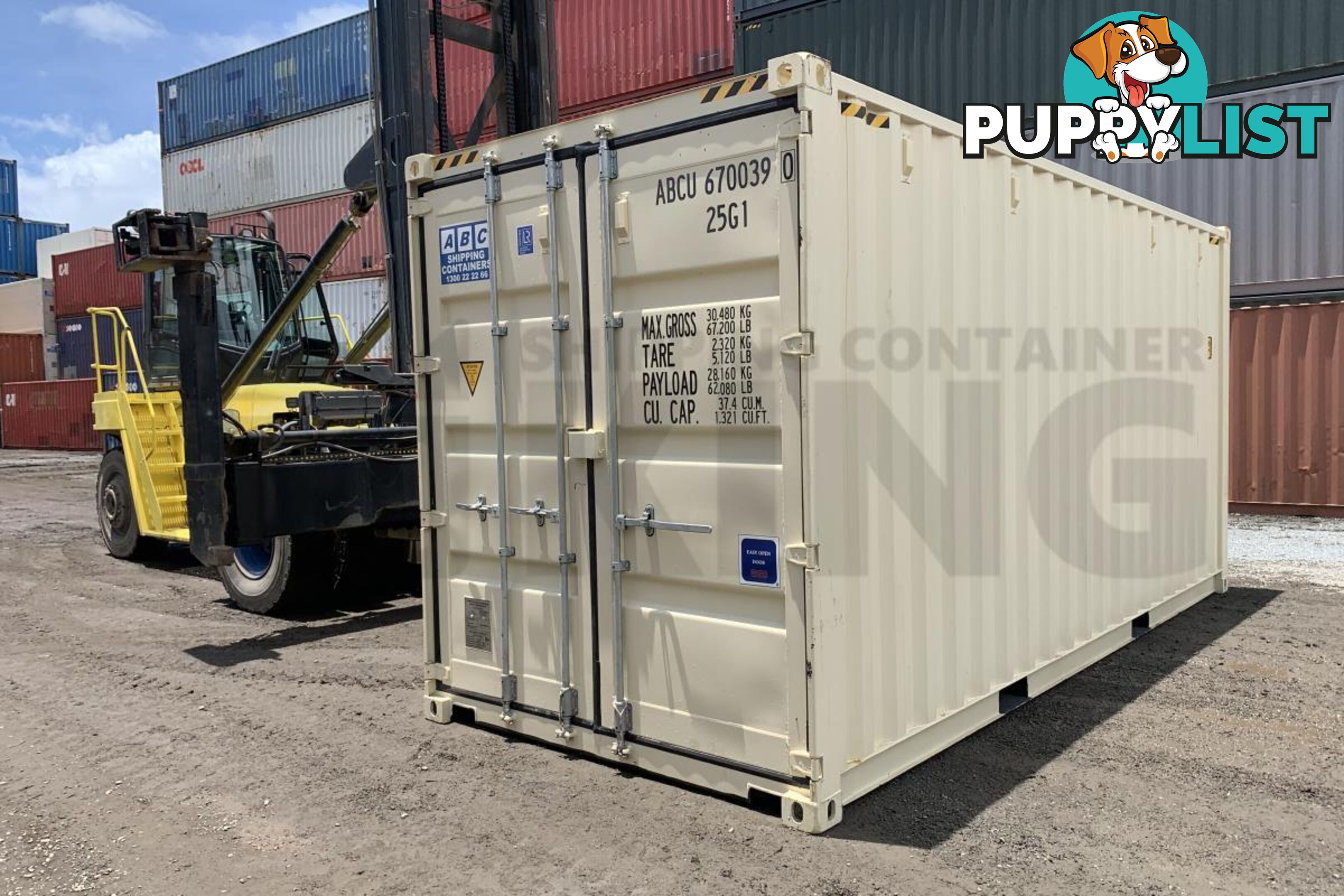 20' HIGH CUBE SHIPPING CONTAINER (STEEL FLOOR) - in Brisbane