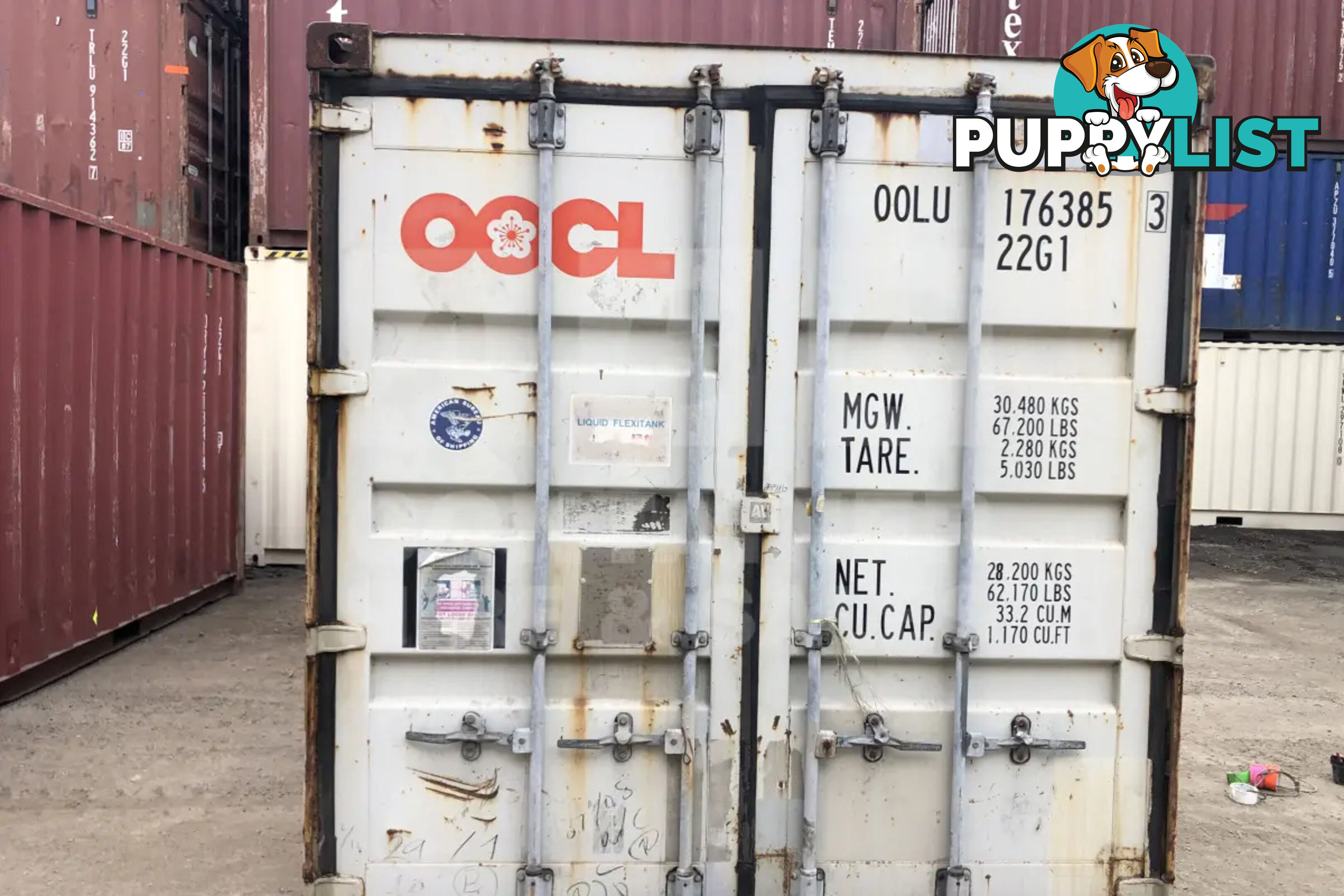 20' STANDARD HEIGHT SHIPPING CONTAINER