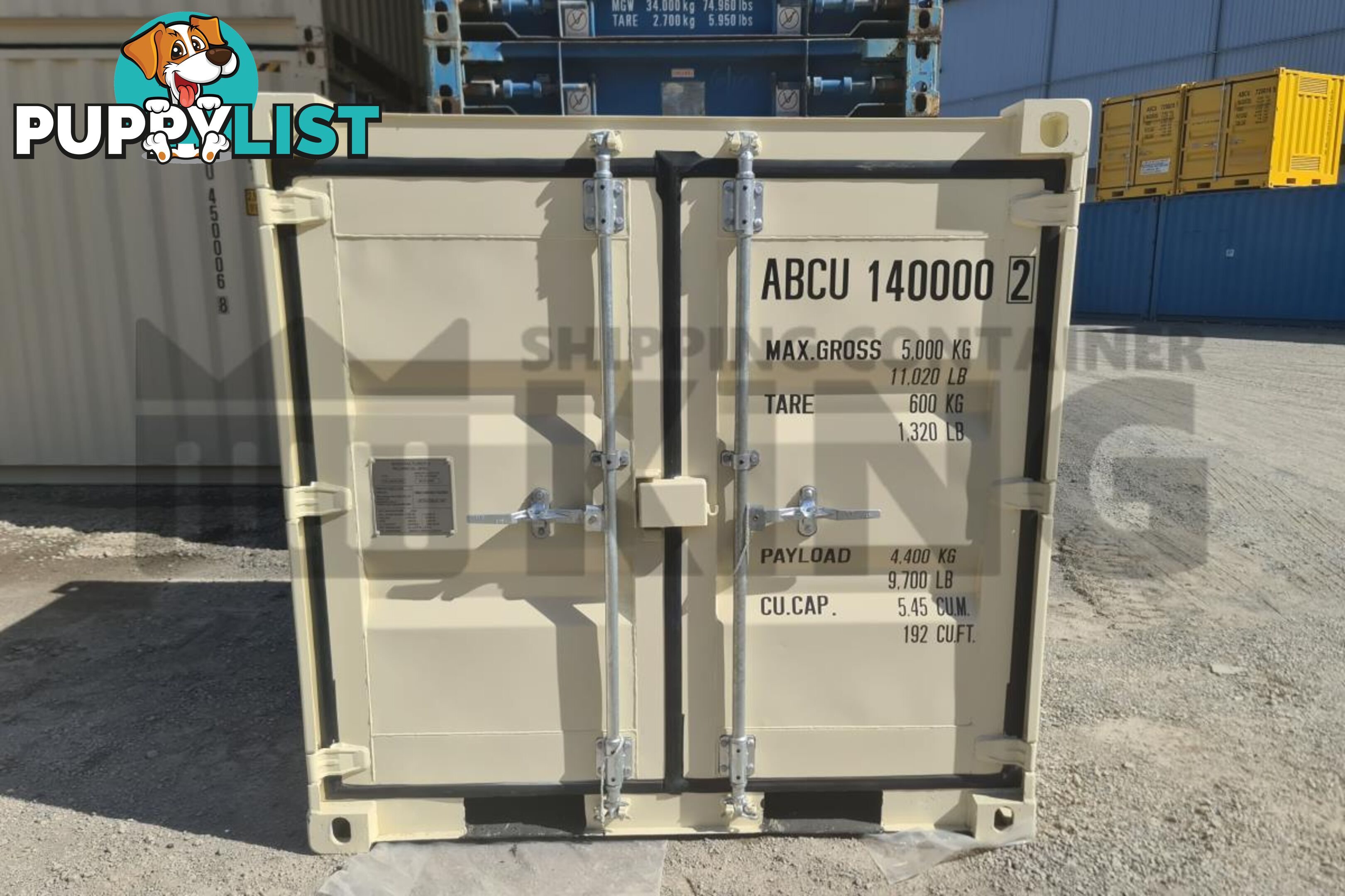 6' SHIPPING CONTAINER (FACTORY BUILT)