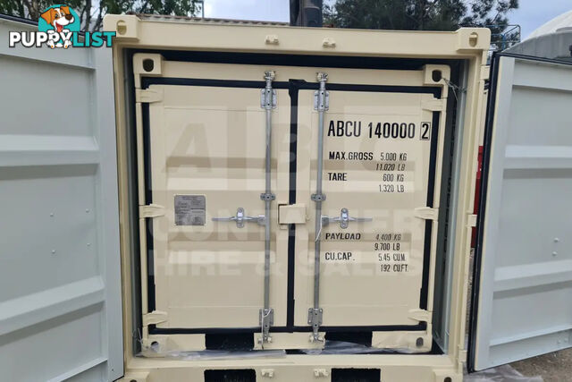 6' SHIPPING CONTAINER (FACTORY BUILT)