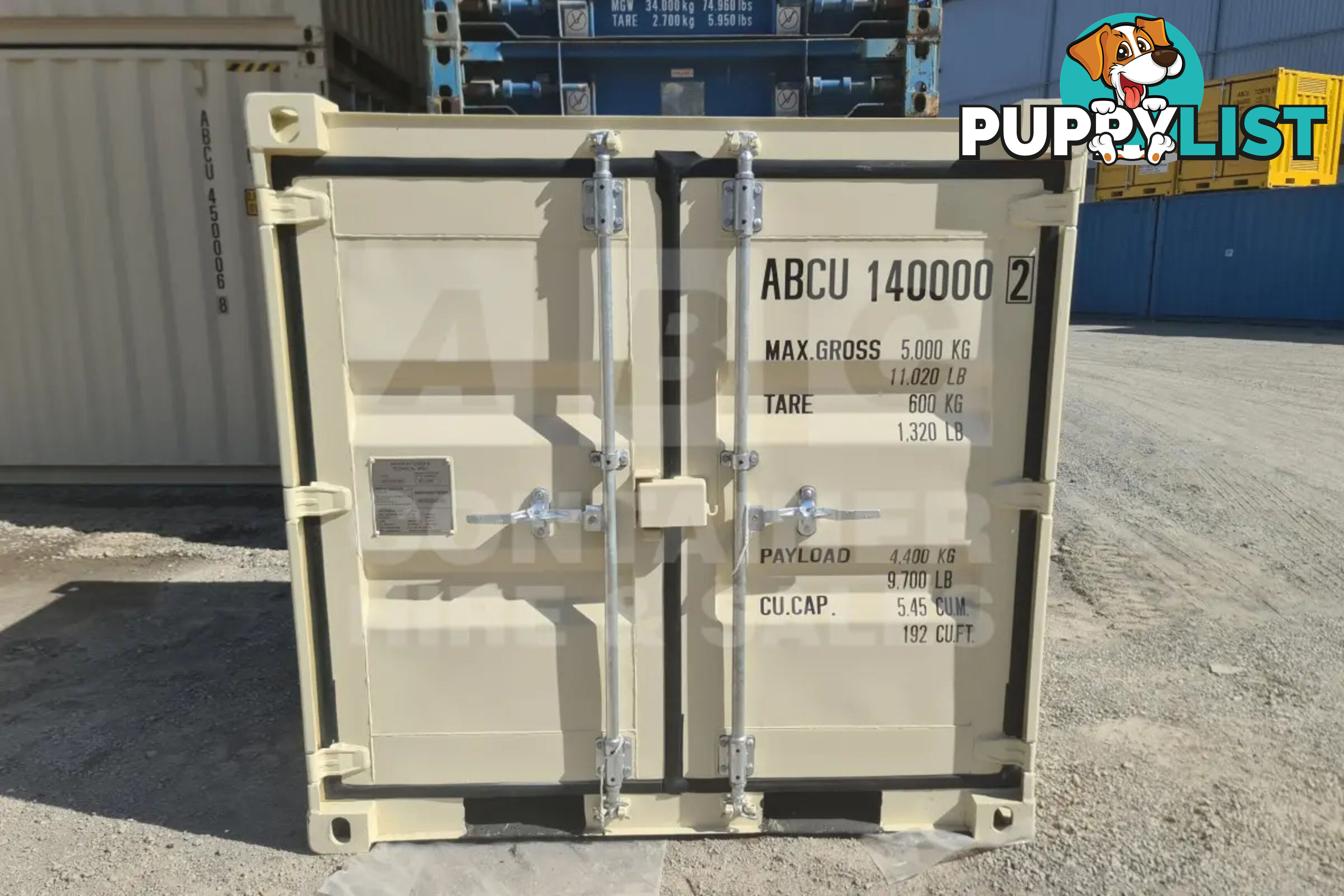 6' SHIPPING CONTAINER (FACTORY BUILT)
