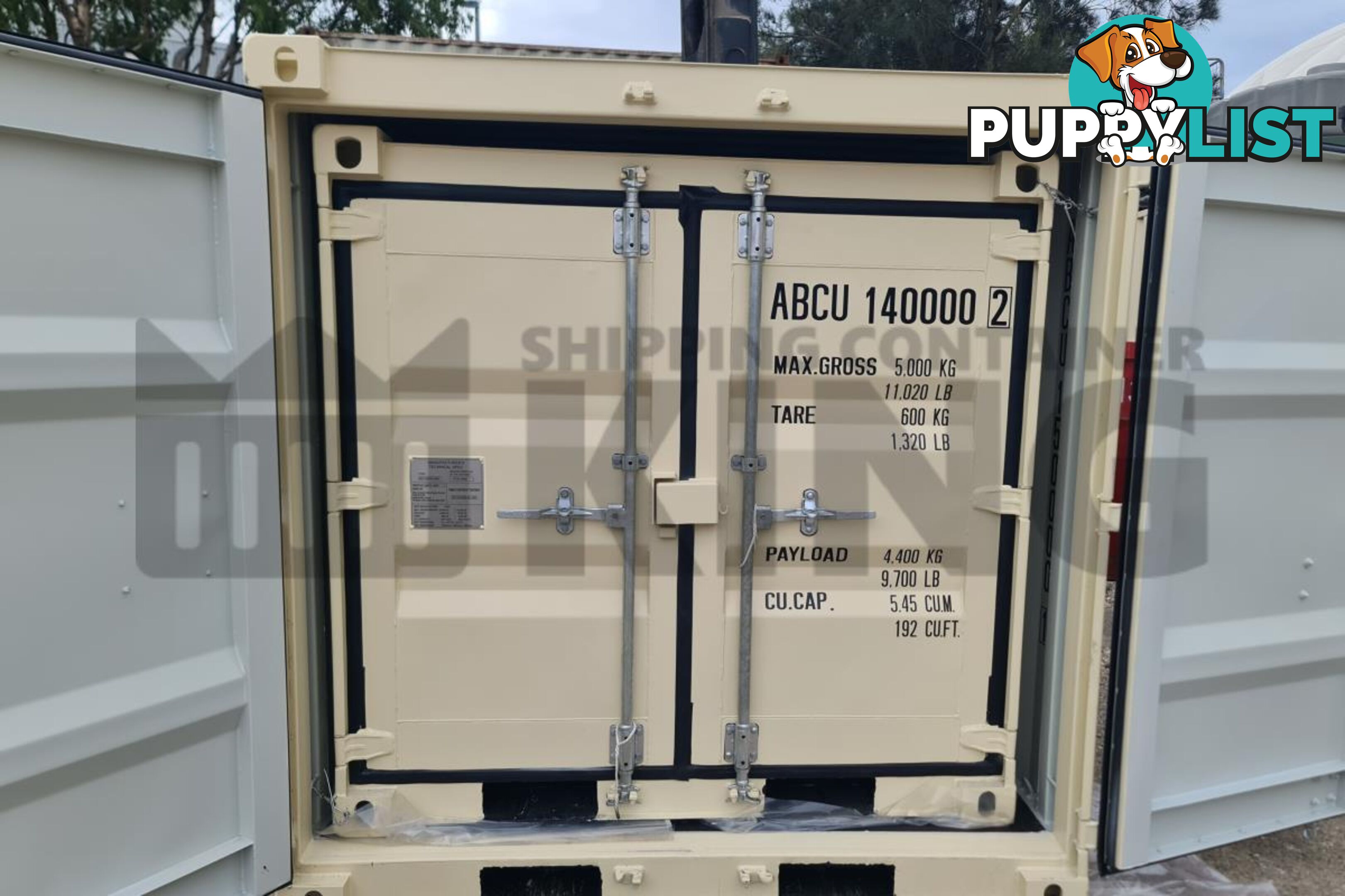 6' SHIPPING CONTAINER (FACTORY BUILT)