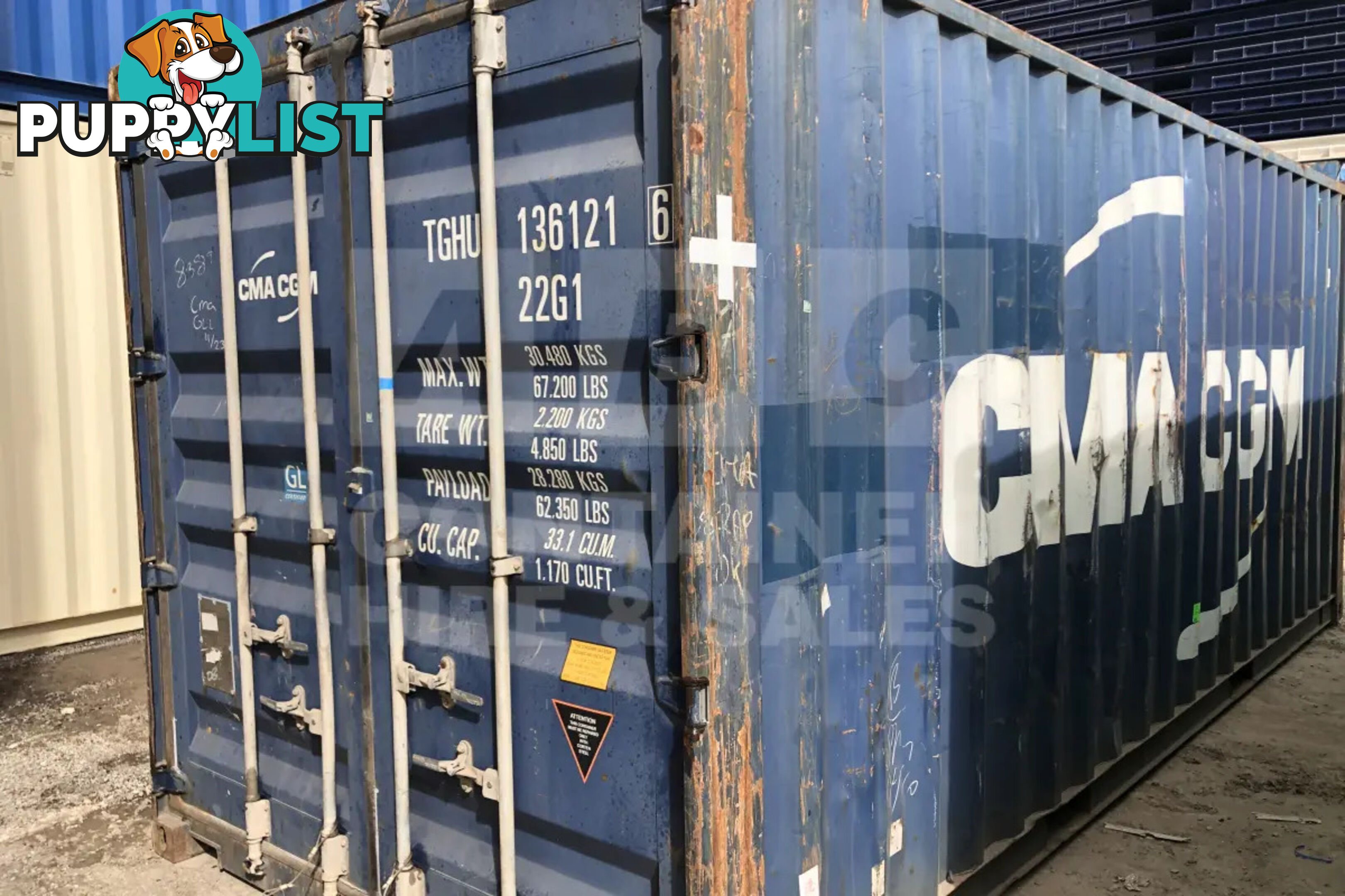 20' STANDARD HEIGHT SHIPPING CONTAINER - in Brisbane