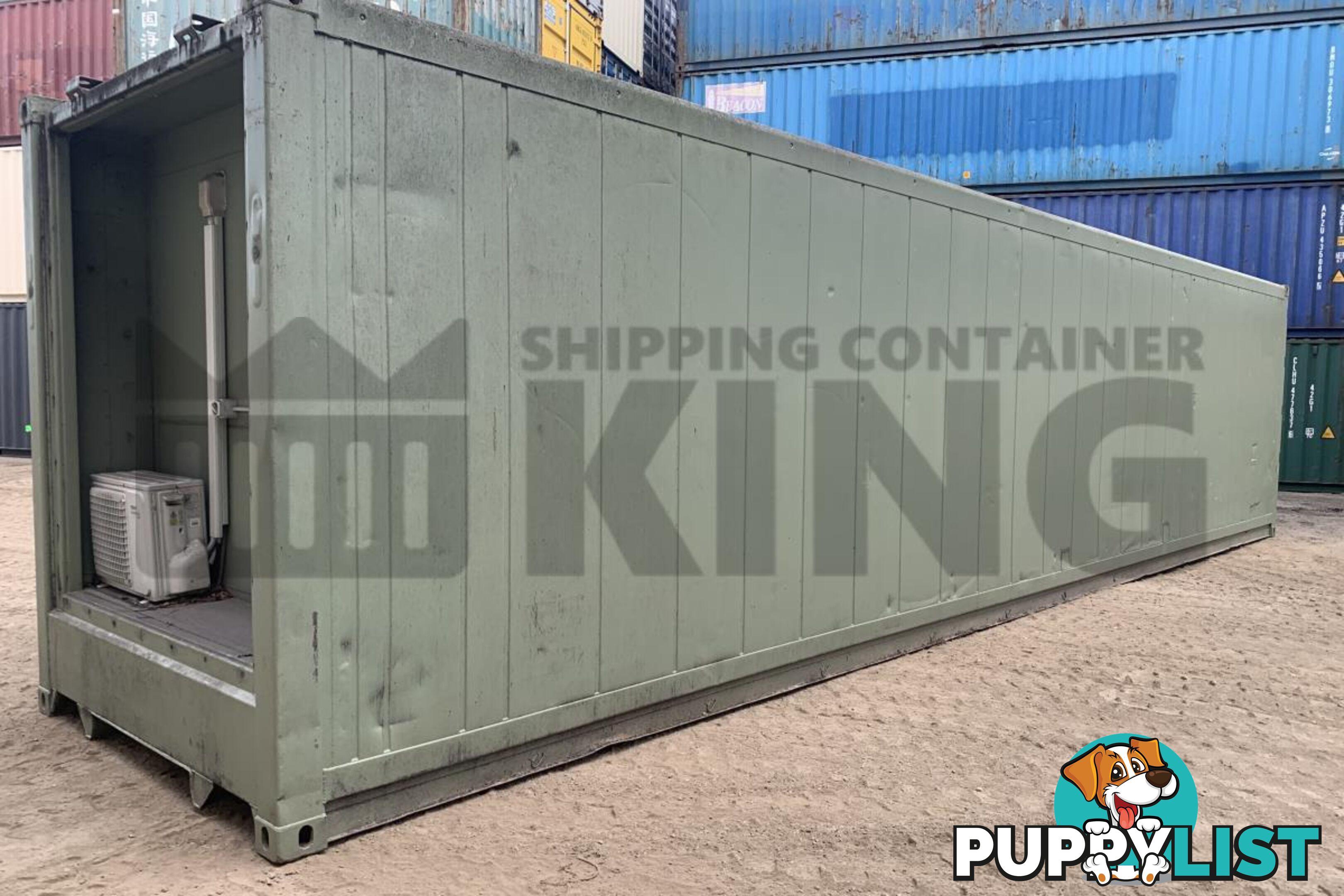 40' HIGH CUBE SHIPPING CONTAINER (NON-OPERATIONAL, MODIFIED) - in Brisbane