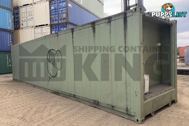 40' HIGH CUBE SHIPPING CONTAINER (NON-OPERATIONAL, MODIFIED) - in Brisbane