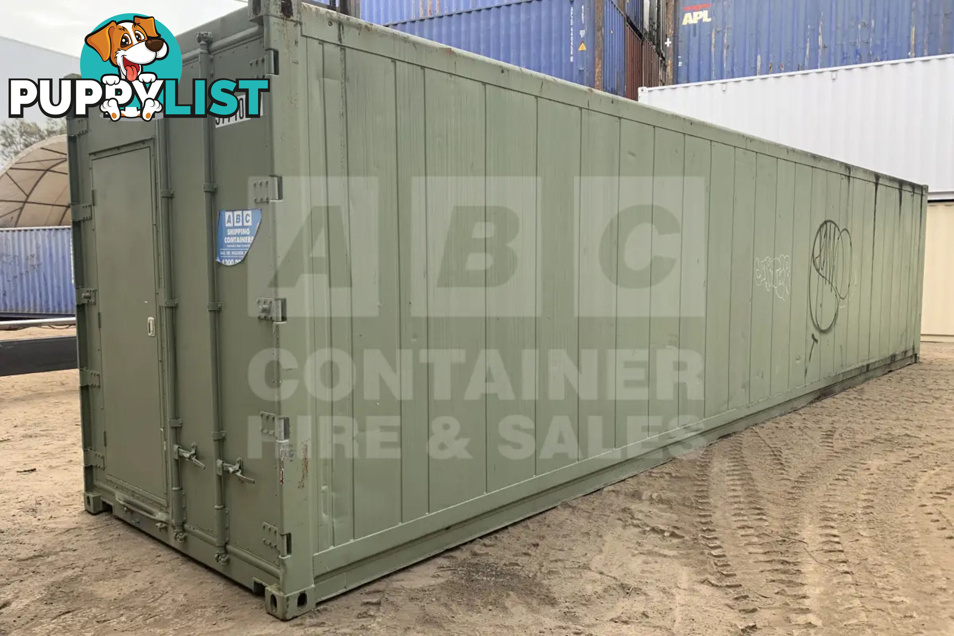 40' HIGH CUBE SHIPPING CONTAINER (NON-OPERATIONAL, MODIFIED) - in Brisbane