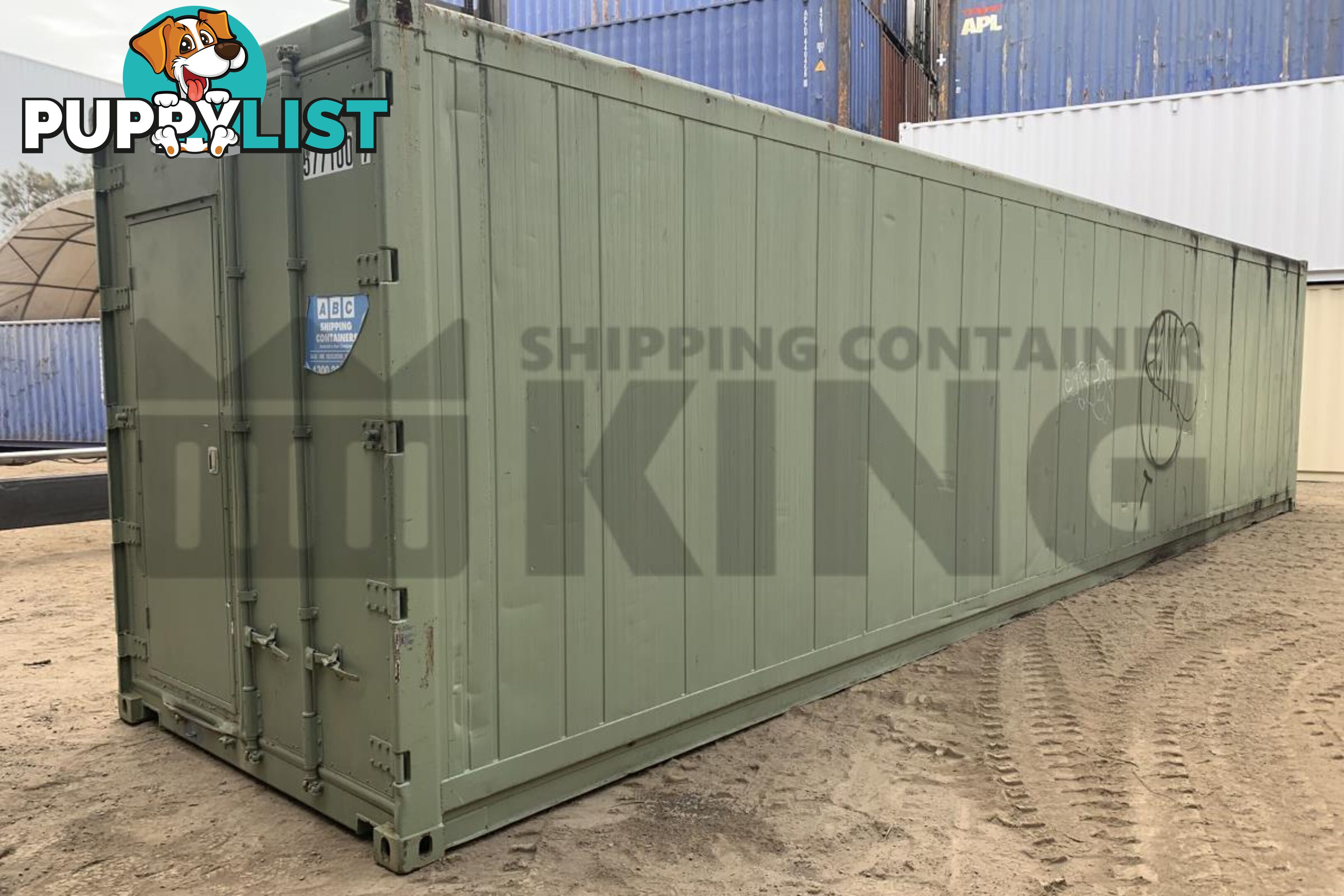 40' HIGH CUBE SHIPPING CONTAINER (NON-OPERATIONAL, MODIFIED) - in Brisbane