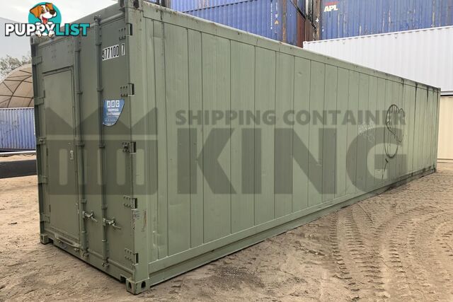 40' HIGH CUBE SHIPPING CONTAINER (NON-OPERATIONAL, MODIFIED) - in Brisbane