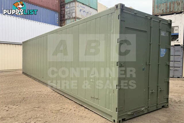 40' HIGH CUBE SHIPPING CONTAINER (NON-OPERATIONAL, MODIFIED) - in Brisbane