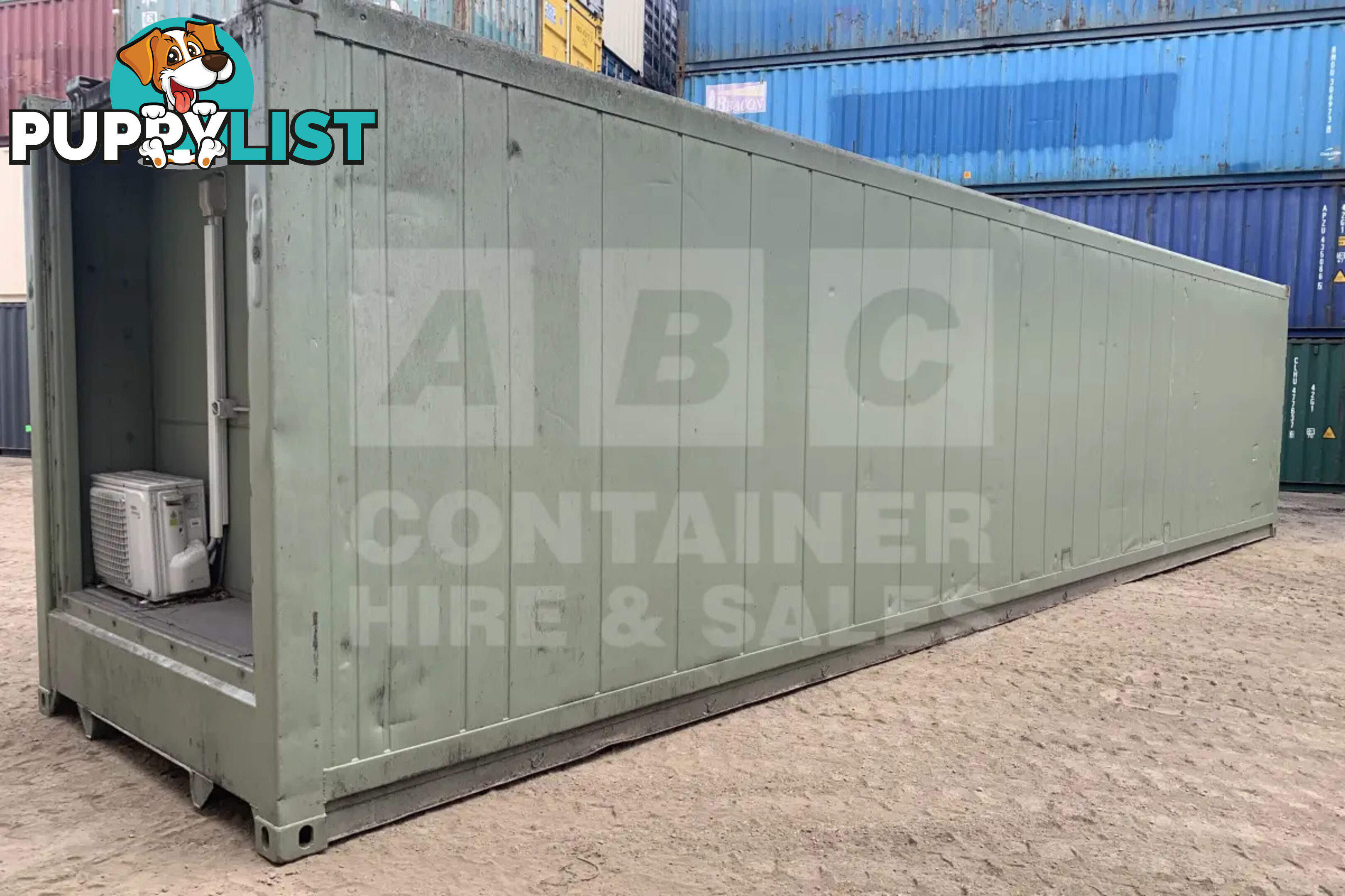 40' HIGH CUBE SHIPPING CONTAINER (NON-OPERATIONAL, MODIFIED) - in Brisbane
