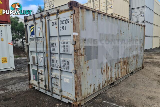 20' STANDARD HEIGHT SHIPPING CONTAINER - in Brisbane