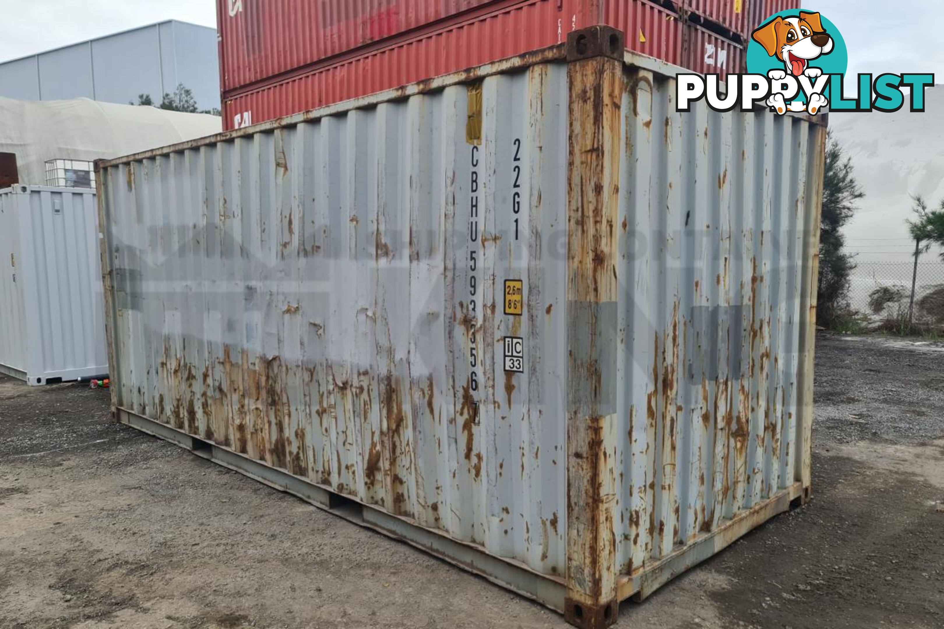 20' STANDARD HEIGHT SHIPPING CONTAINER - in Brisbane