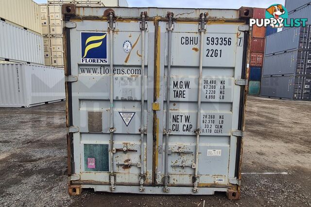 20' STANDARD HEIGHT SHIPPING CONTAINER - in Brisbane