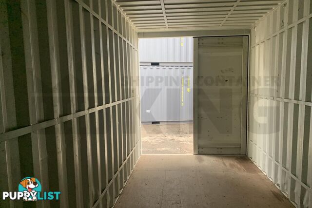 20' HIGH CUBE SHIPPING CONTAINER (WITH TIE RAILS) - in Brisbane