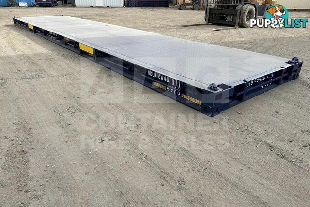 40' PLATFORM 316MM BASE DEPTH SHIPPING CONTAINER (BUILT IN TWIST LOCK)