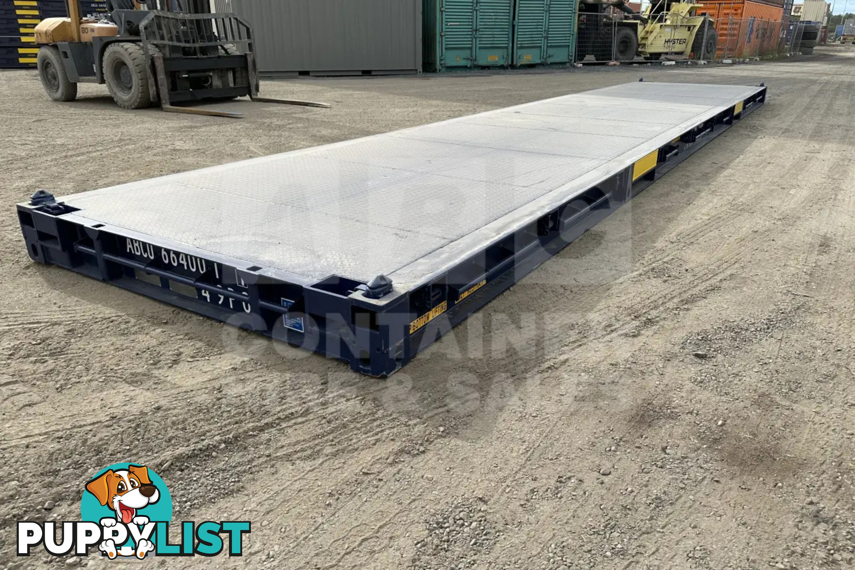 40' PLATFORM 316MM BASE DEPTH SHIPPING CONTAINER (BUILT IN TWIST LOCK)